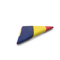 Chad Flag Folded Triangle PNG & PSD Images
