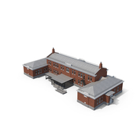 Red Brick Hospital Building PNG & PSD Images