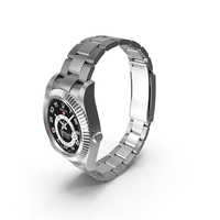 Rolex Sky Dweller White Gold Black Dial PNG & PSD Images