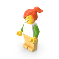 Lego Woman Casual PNG & PSD Images