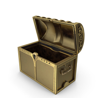 Golden Chest Open PNG & PSD Images