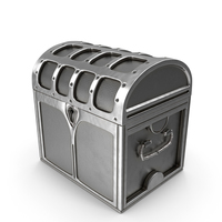 Small Silver Chest Locked PNG & PSD Images