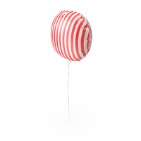 Striped Balloon PNG & PSD Images