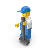 Lego Janitor PNG & PSD Images