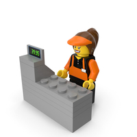 Lego Cashier PNG & PSD Images
