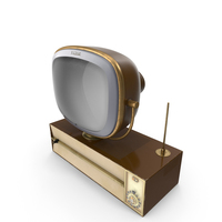 Vintage Antique 50s TV PNG & PSD Images