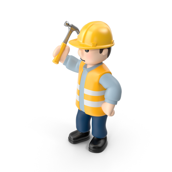 Worker with Hammer PNG & PSD Images