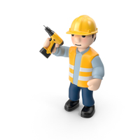 Worker with Screwdriver PNG & PSD Images