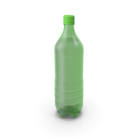 Plastic Bottle Green No Label PNG & PSD Images