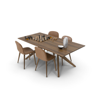Cross Fixed Table Bacco Chair PNG & PSD Images