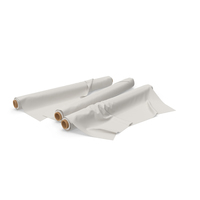 Three Fabric Rolls PNG & PSD Images