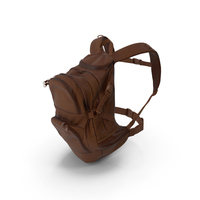 Camping Backpack Medium Brown PNG & PSD Images