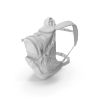 Camping Backpack Medium White PNG & PSD Images