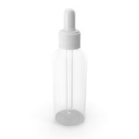 Cosmetic Bottle with Dropper PNG & PSD Images