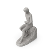 Bacchus With Bowl Statue PNG & PSD Images