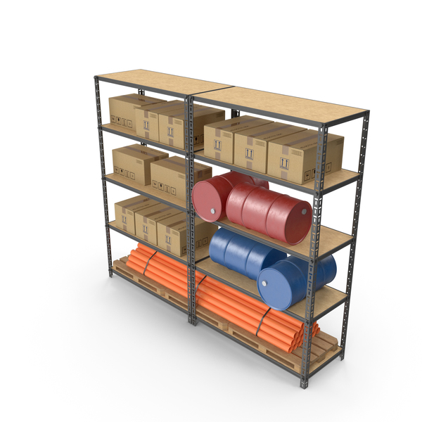 Warehouse Double Rack PNG & PSD Images