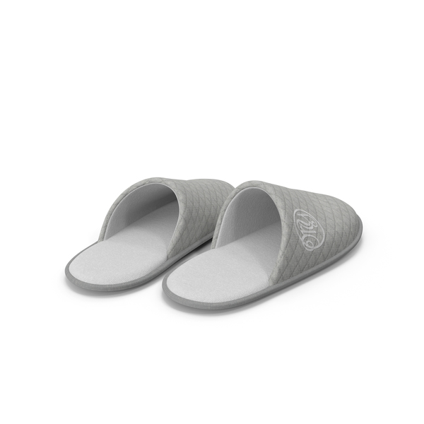 House Slippers Grey PNG & PSD Images