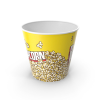 Empty Big Popcorn Bucket PNG & PSD Images