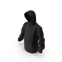 Military Black Jacket Hood PNG & PSD Images