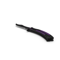 CS:GO Butterfly Knife Ultraviolet PNG & PSD Images