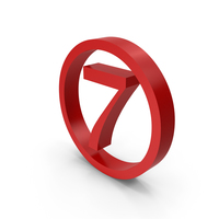 Number Circle 7 PNG & PSD Images