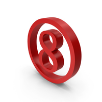 Number Circle 8 PNG & PSD Images