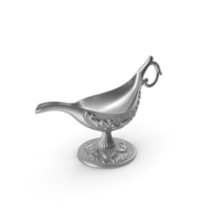 Silver Oil Lamp PNG & PSD Images