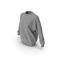 Women's Sweater Gray PNG & PSD Images