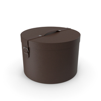 Round Box Brown PNG & PSD Images