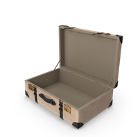 Retro Suitcase  Beige PNG & PSD Images