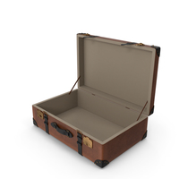 Retro Suitcase Brown PNG & PSD Images