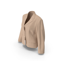 Women's Blazer Beige PNG & PSD Images
