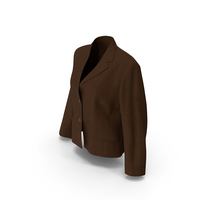 Women's Blazer Brown PNG & PSD Images