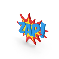 Superhero Comic Text Bubble ZAP! PNG & PSD Images