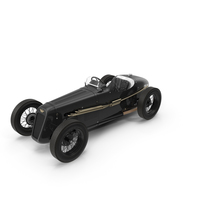 1930 Austin Seven Special Monoposto Black PNG & PSD Images
