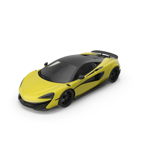 Sports Car 01 Yellow PNG & PSD Images