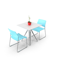 Cafeteria Table and Chairs PNG & PSD Images
