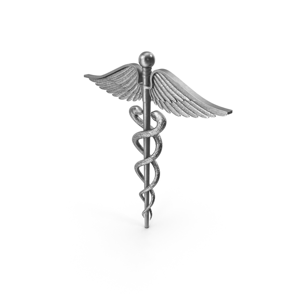Caduceus Silver PNG & PSD Images