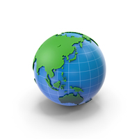 Globe White and Blue PNG & PSD Images