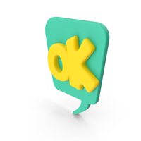 Colorful Comic Label OK PNG & PSD Images