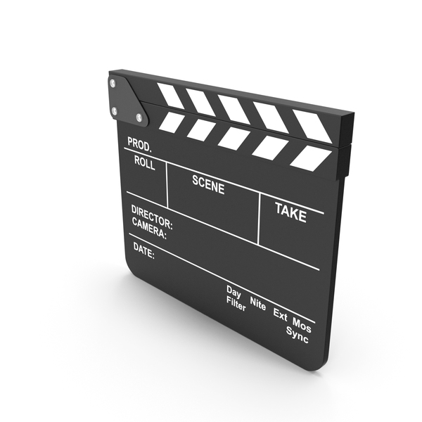 Black Movie Clapboard PNG & PSD Images