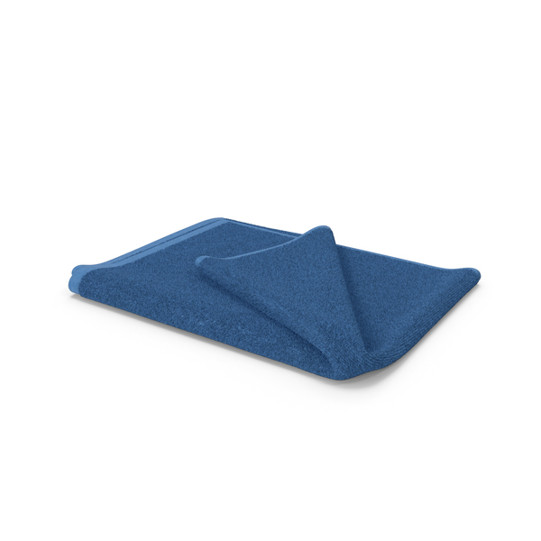 Towel Blue with Fur PNG & PSD Images
