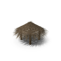 Straw Beach Tent PNG & PSD Images
