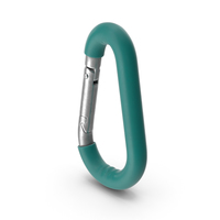 Turquoise Carabiner PNG & PSD Images