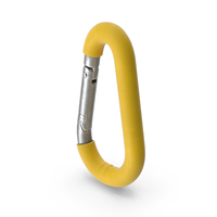 Carabiner Yellow PNG & PSD Images