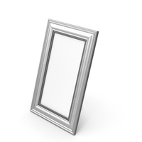 Silver Photo Frame PNG & PSD Images