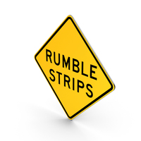Rumble Strips New York State Road Sign PNG & PSD Images