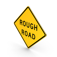 Rough Road Sign PNG & PSD Images