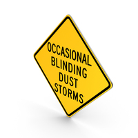 Occasional Blinding Dust Storms Idaho Road Sign PNG & PSD Images