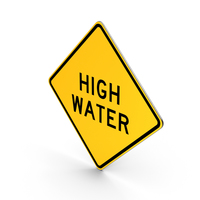 High Water Indiana Road Sign PNG & PSD Images